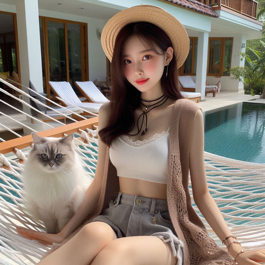 Cat and Sister