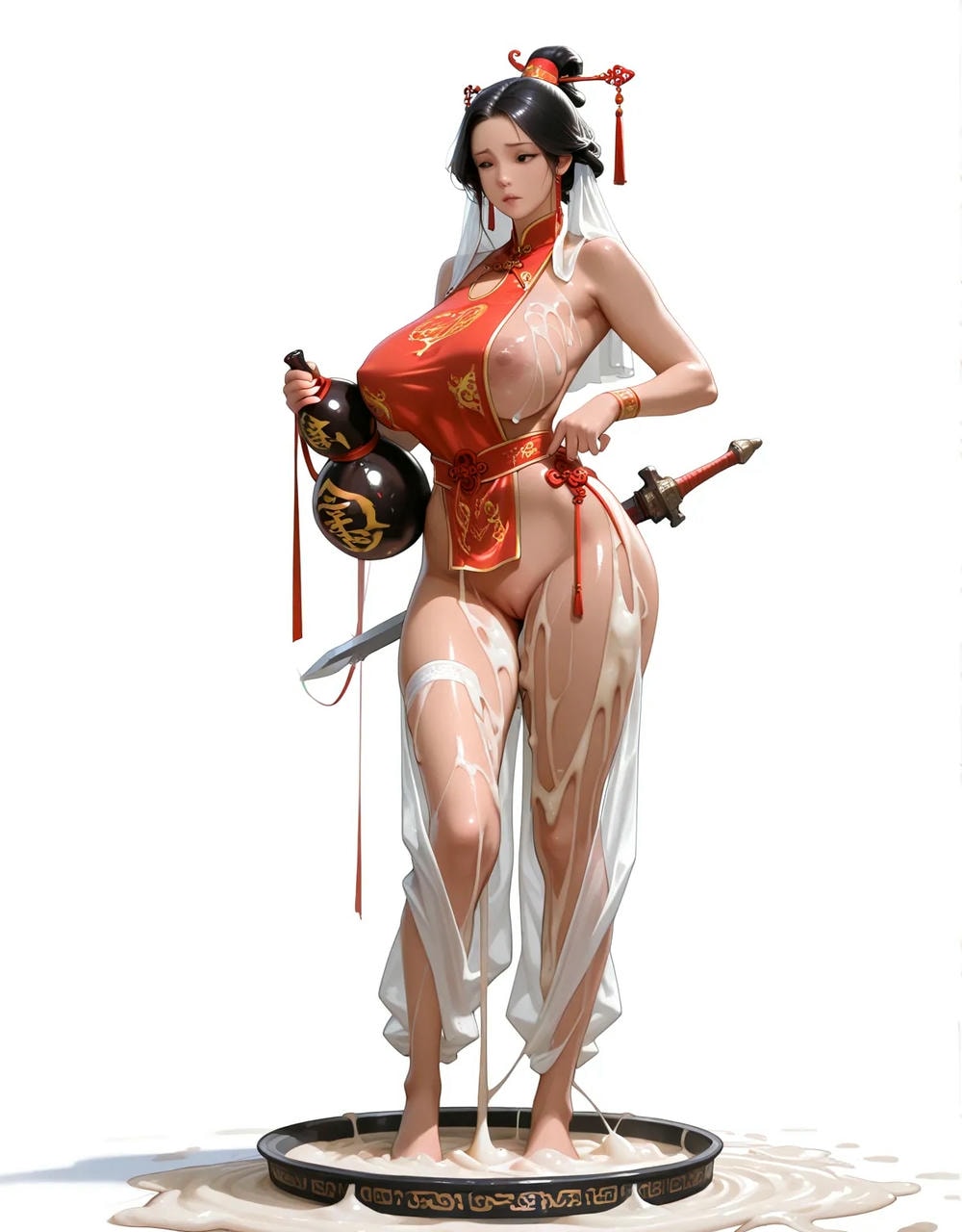 Portrait series: Chinese antique fairy girl (vertical version) 2