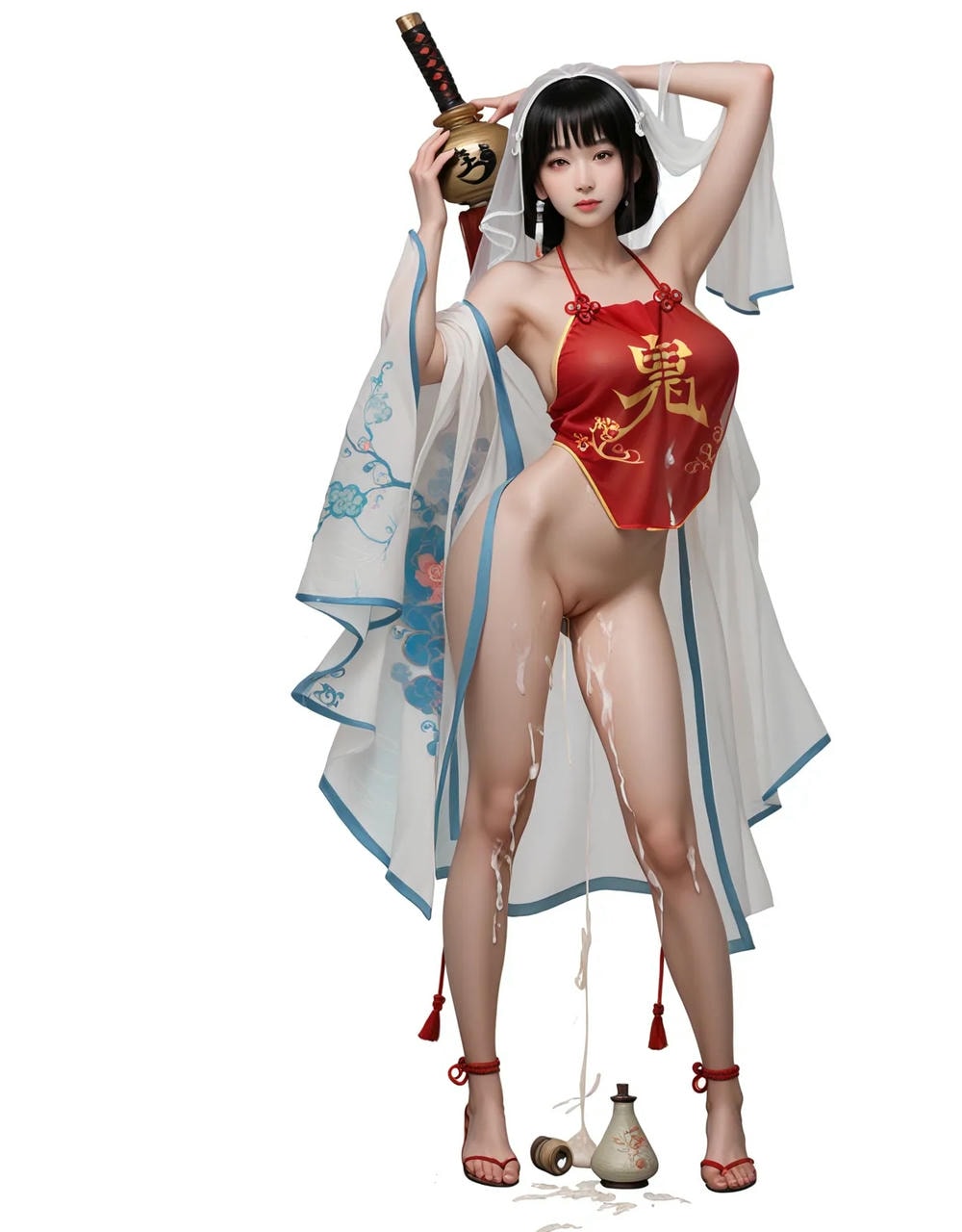 Portrait series: Chinese antique fairy girl (vertical version) 2