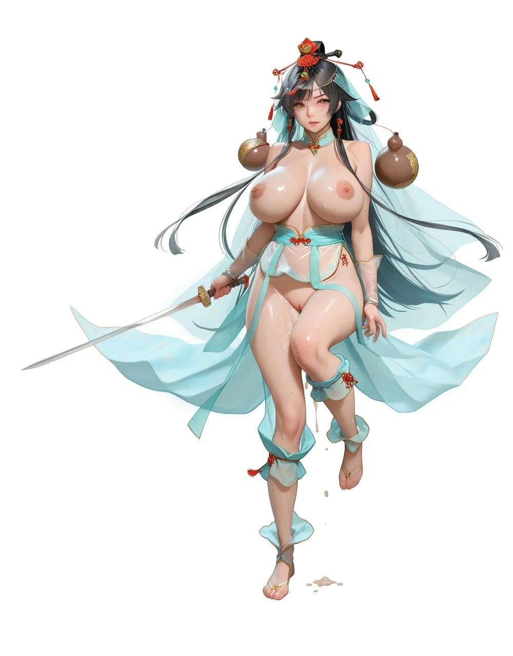 Portrait series: Chinese antique fairy girl (vertical version) 2