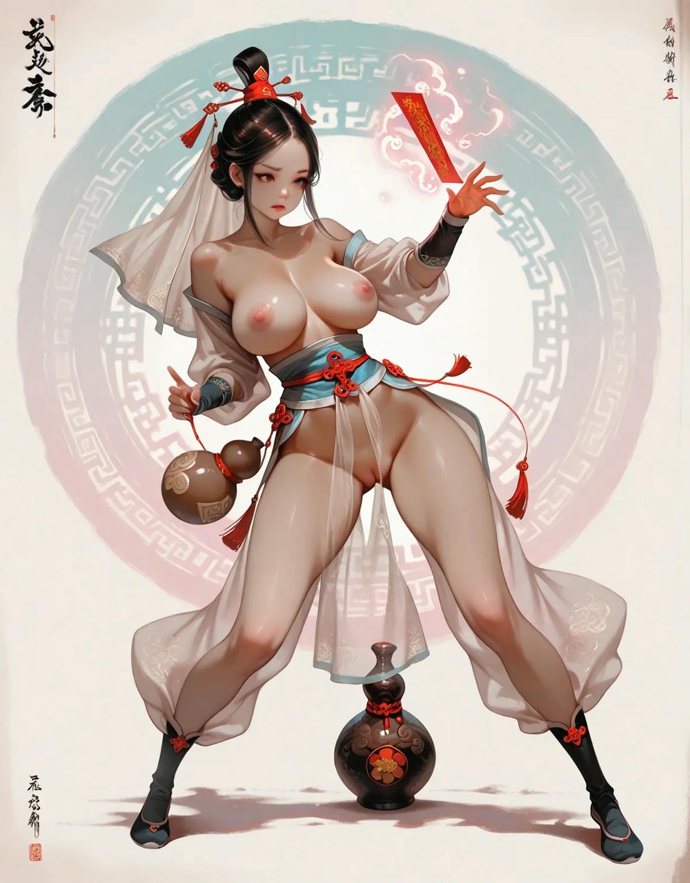 Portrait series: Chinese antique fairy girl (vertical version) 2
