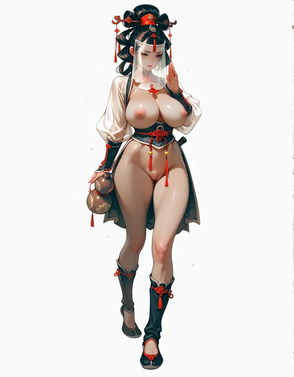 Portrait series: Chinese antique fairy girl (vertical version) 2