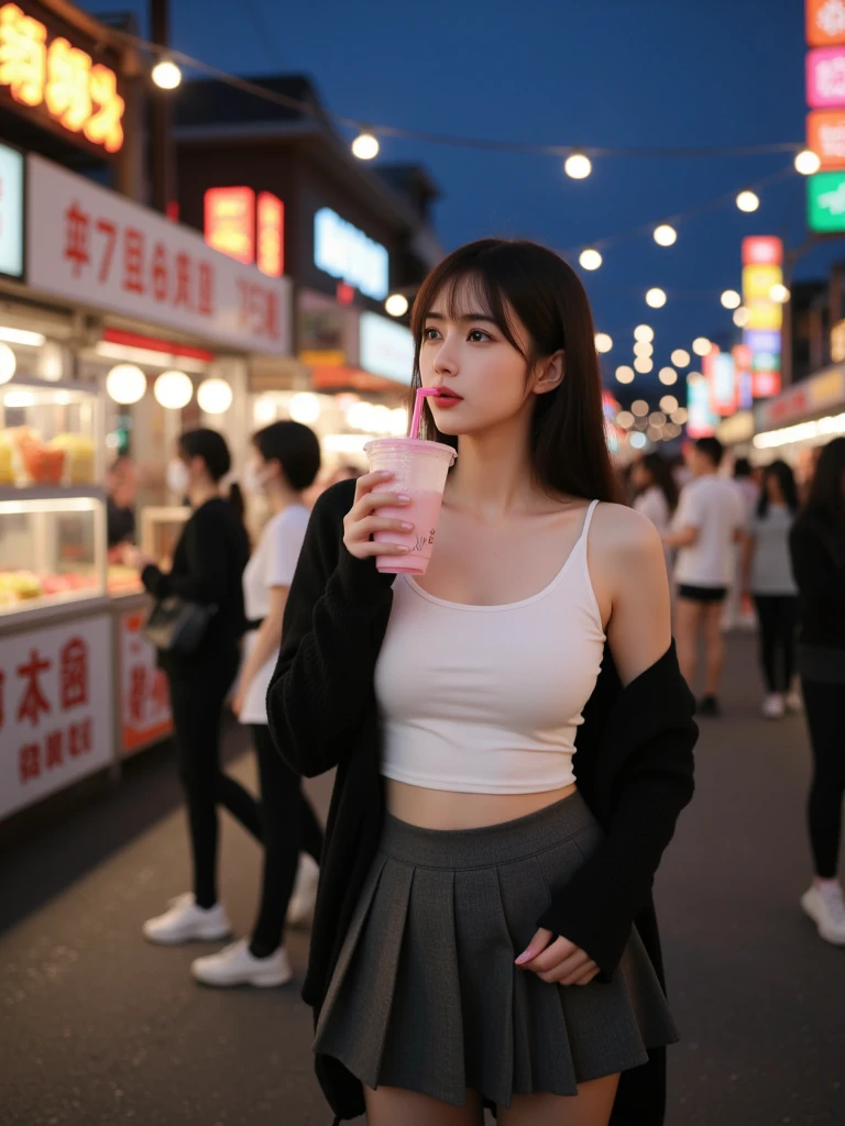 Memories - Take a sip of pink happiness at the night market🍓