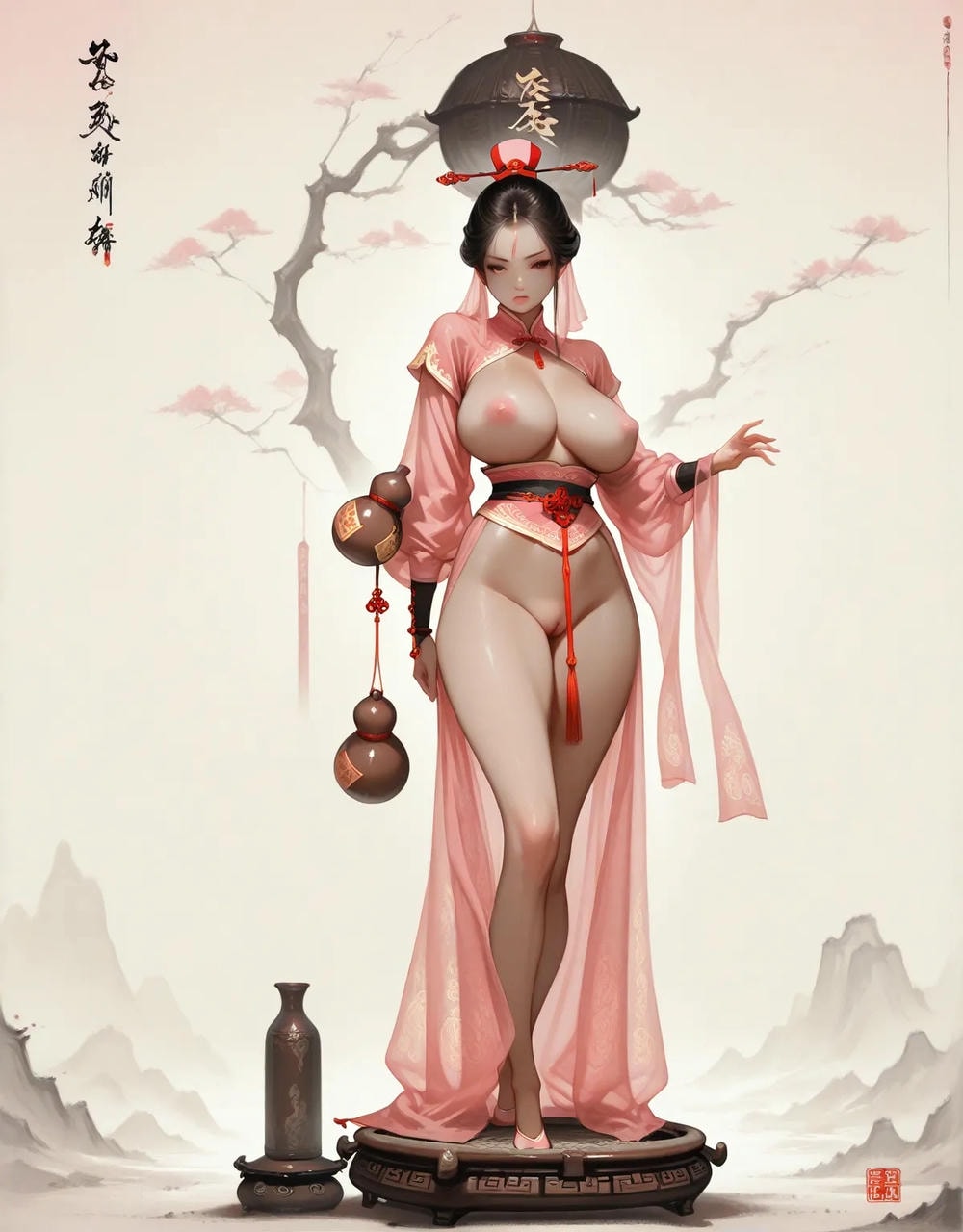 Portrait series: Chinese antique fairy girl (vertical version) 3