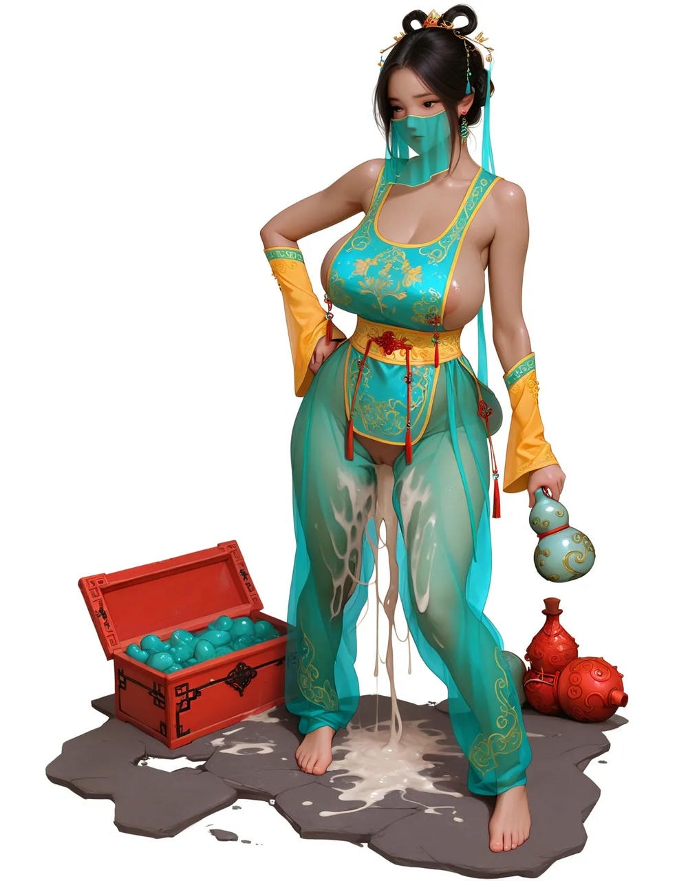 Portrait series: Chinese antique fairy girl (vertical version) 3