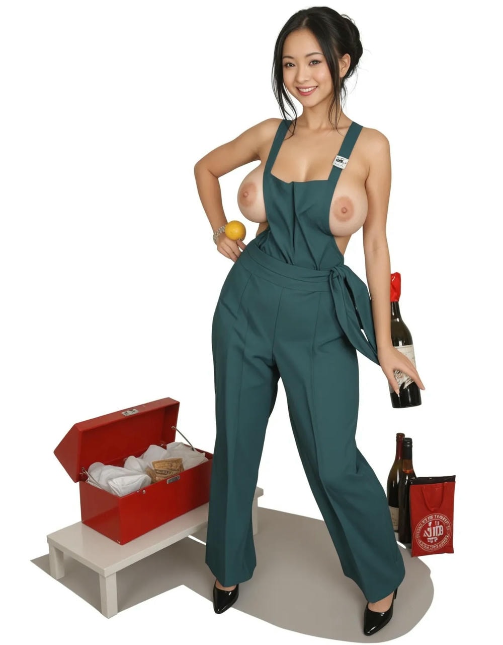 Portrait series: hostess - waitress - flight attendant.etc 4