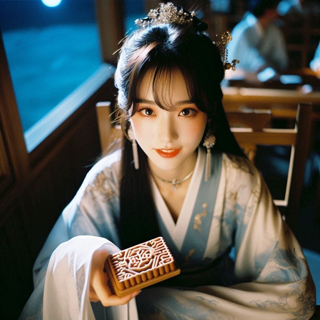 Young master eats cakes