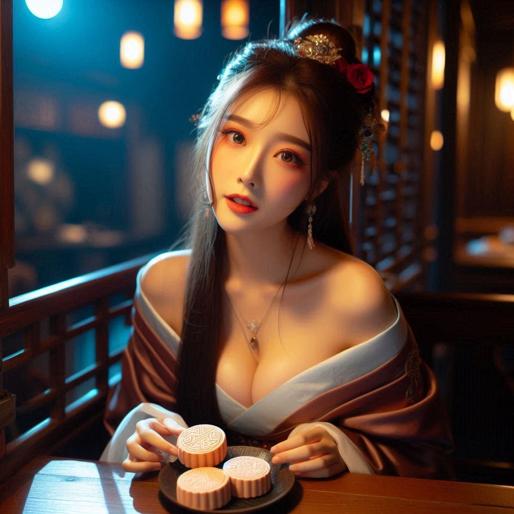 Young master eats cakes
