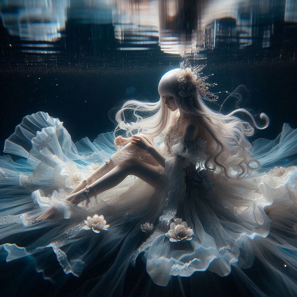 Water Moon Mirror Flower - Cloudy Dream Flower