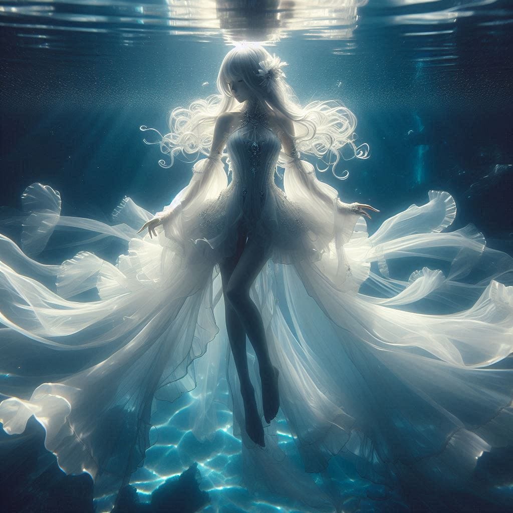 Water Moon Mirror Flower - Cloudy Dream Flower
