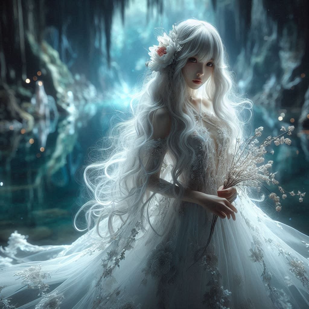 Water Moon Mirror Flower - Cloudy Dream Flower