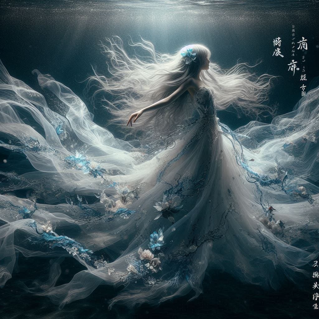 Water Moon Mirror Flower - Cloudy Dream Flower