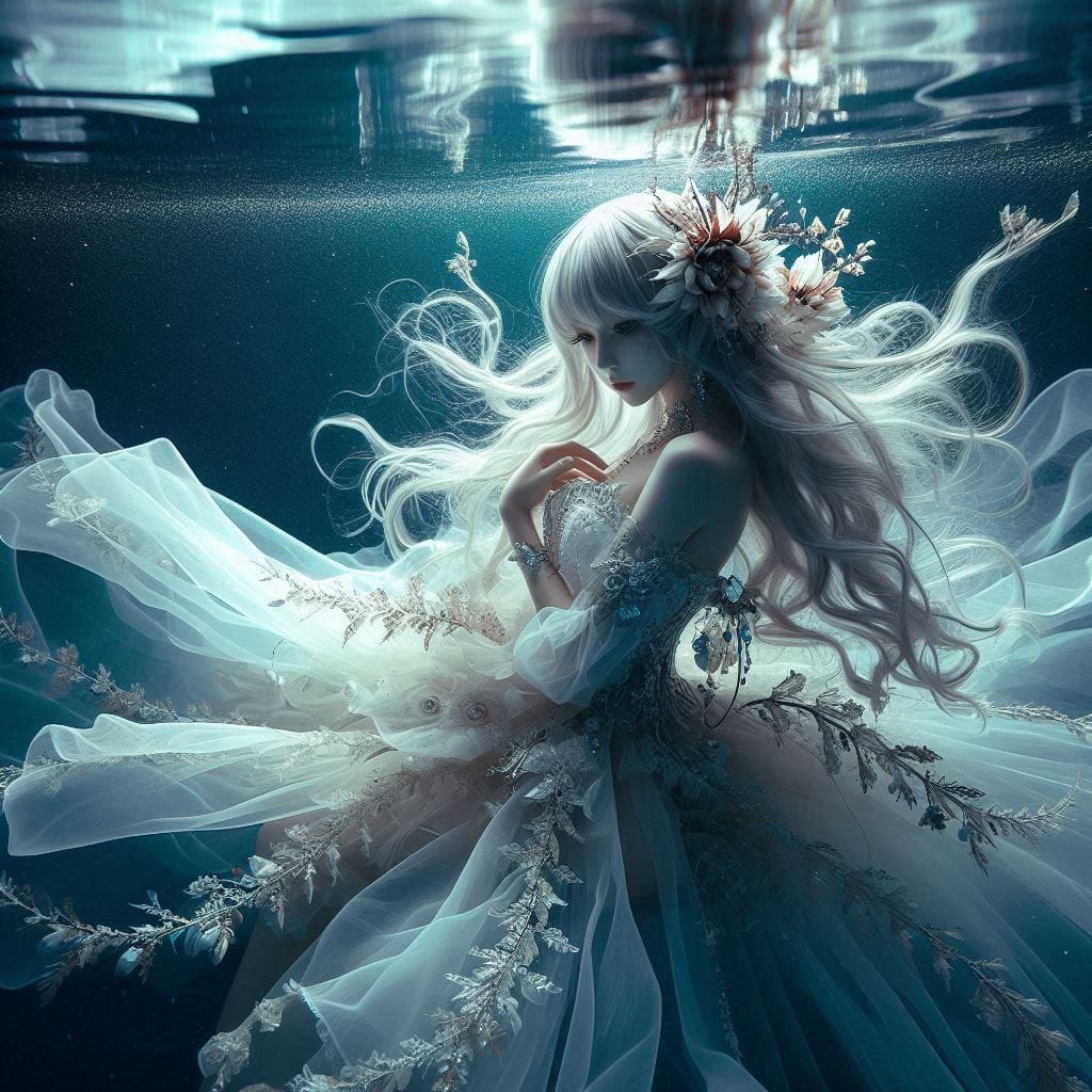Water Moon Mirror Flower - Cloudy Dream Flower