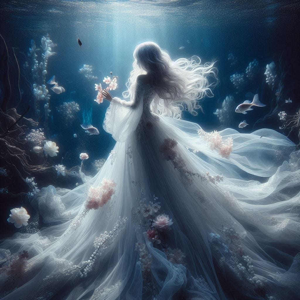 Water Moon Mirror Flower - Cloudy Dream Flower