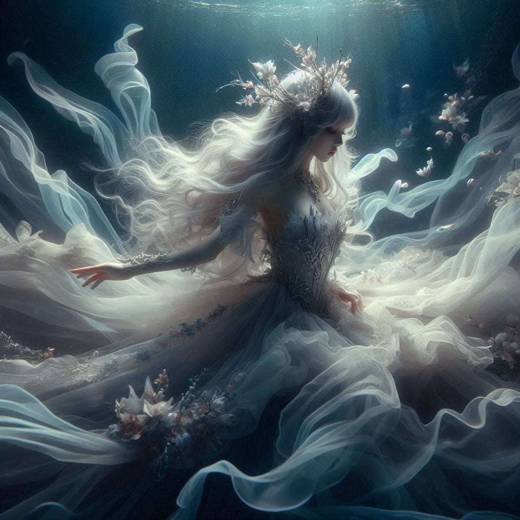 Water Moon Mirror Flower - Cloudy Dream Flower
