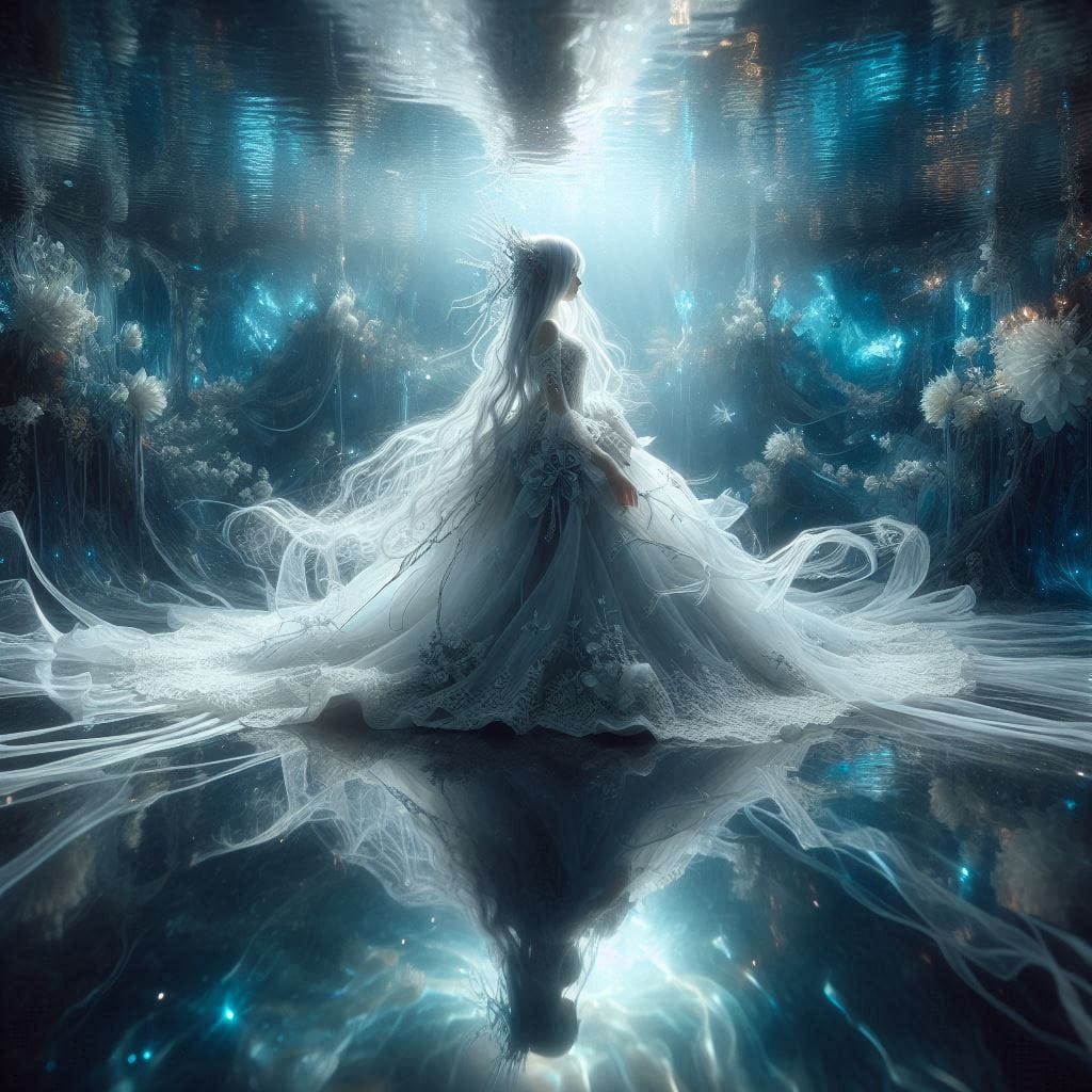 Water Moon Mirror Flower - Cloudy Dream Flower