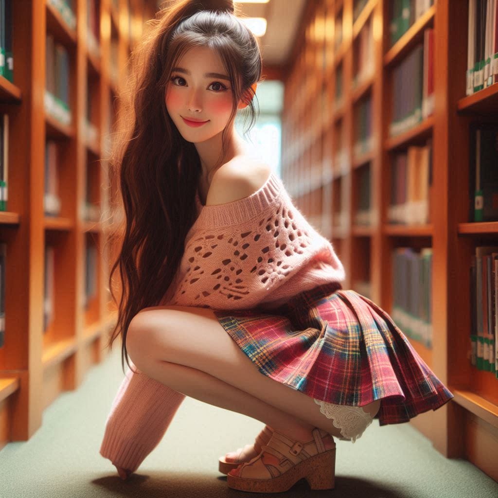 The library girl.
