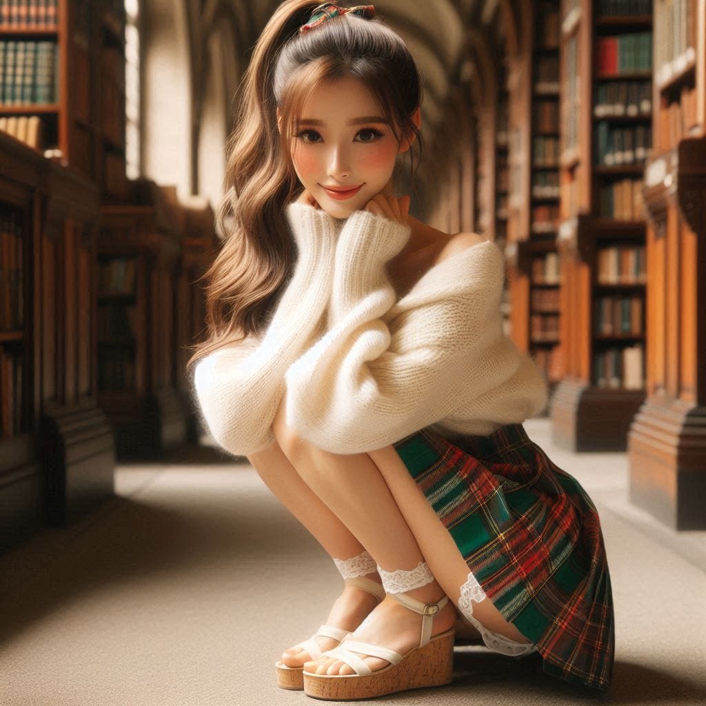 The library girl.
