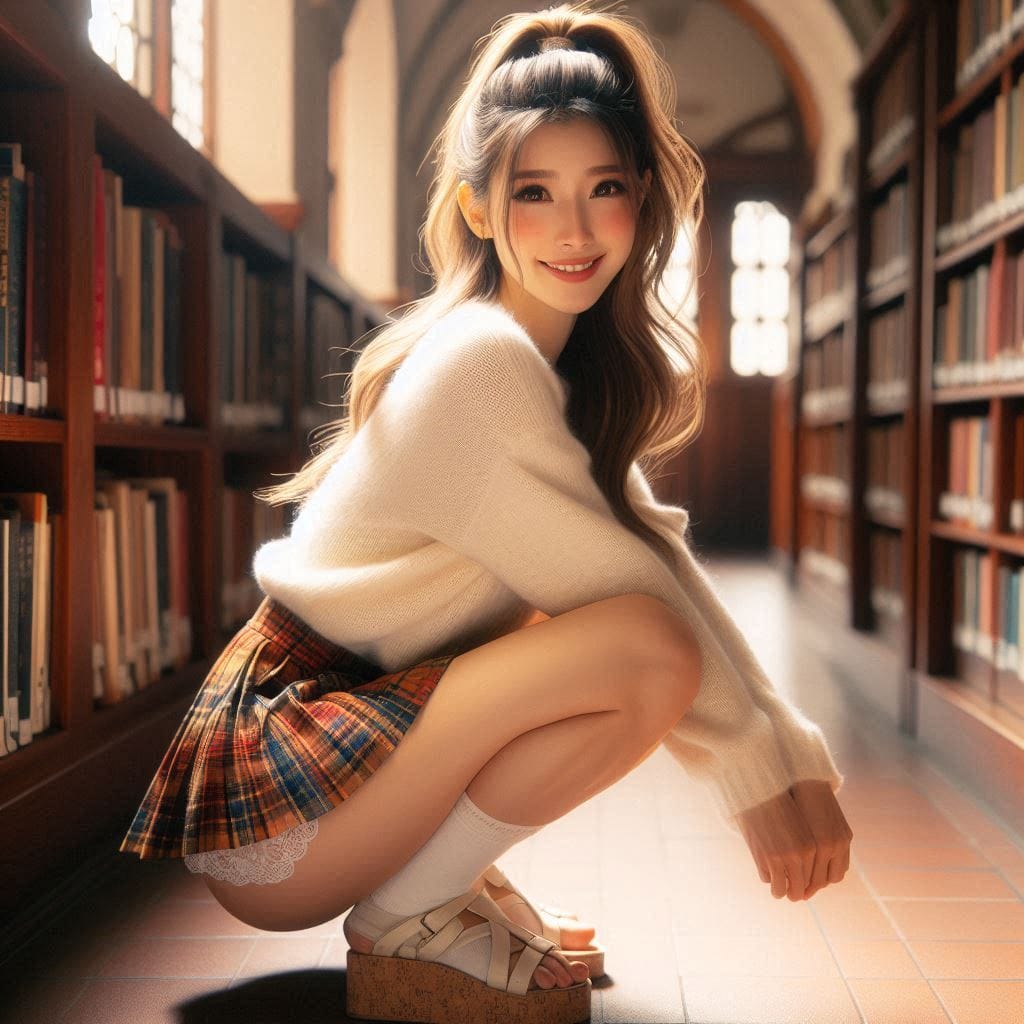 The library girl.
