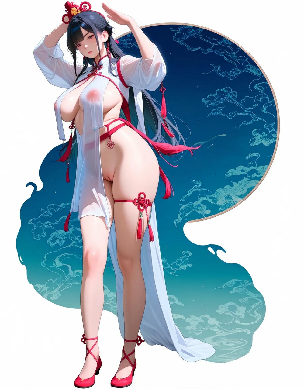 Portrait series: Chinese antique fairy girl 17