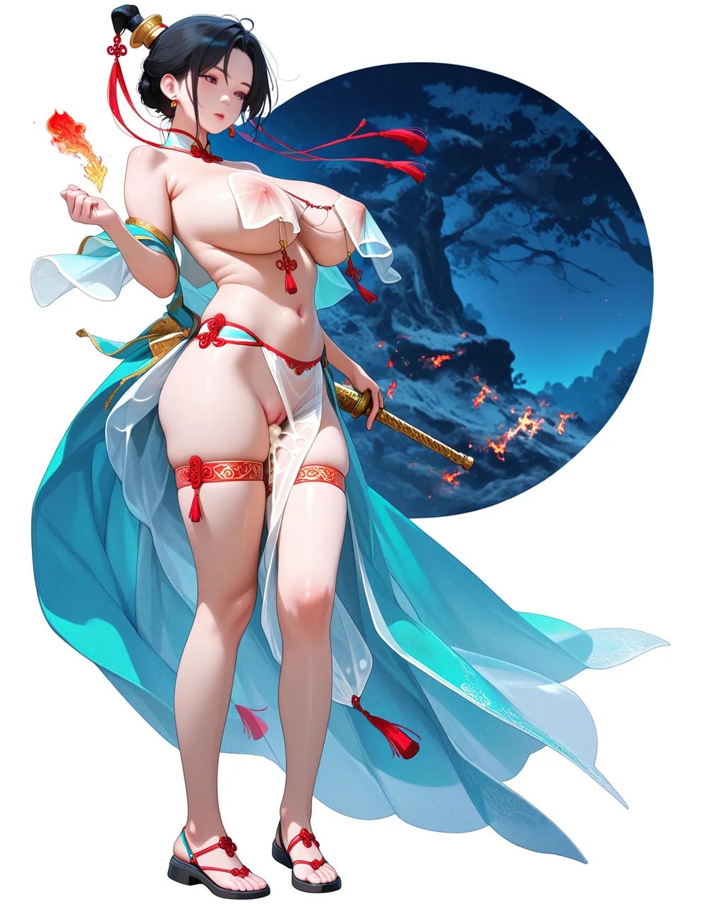 Portrait series: Chinese antique fairy girl 17