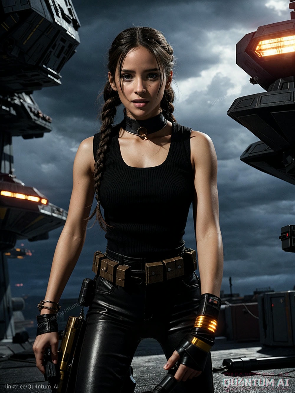 AI Adria Arjona Bix Caleen - Andor Star Wars Rogue One SciFi celebrity Braids