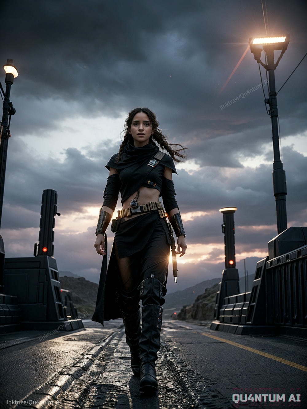 AI Adria Arjona Bix Caleen - Andor Star Wars Rogue One SciFi celebrity Braids