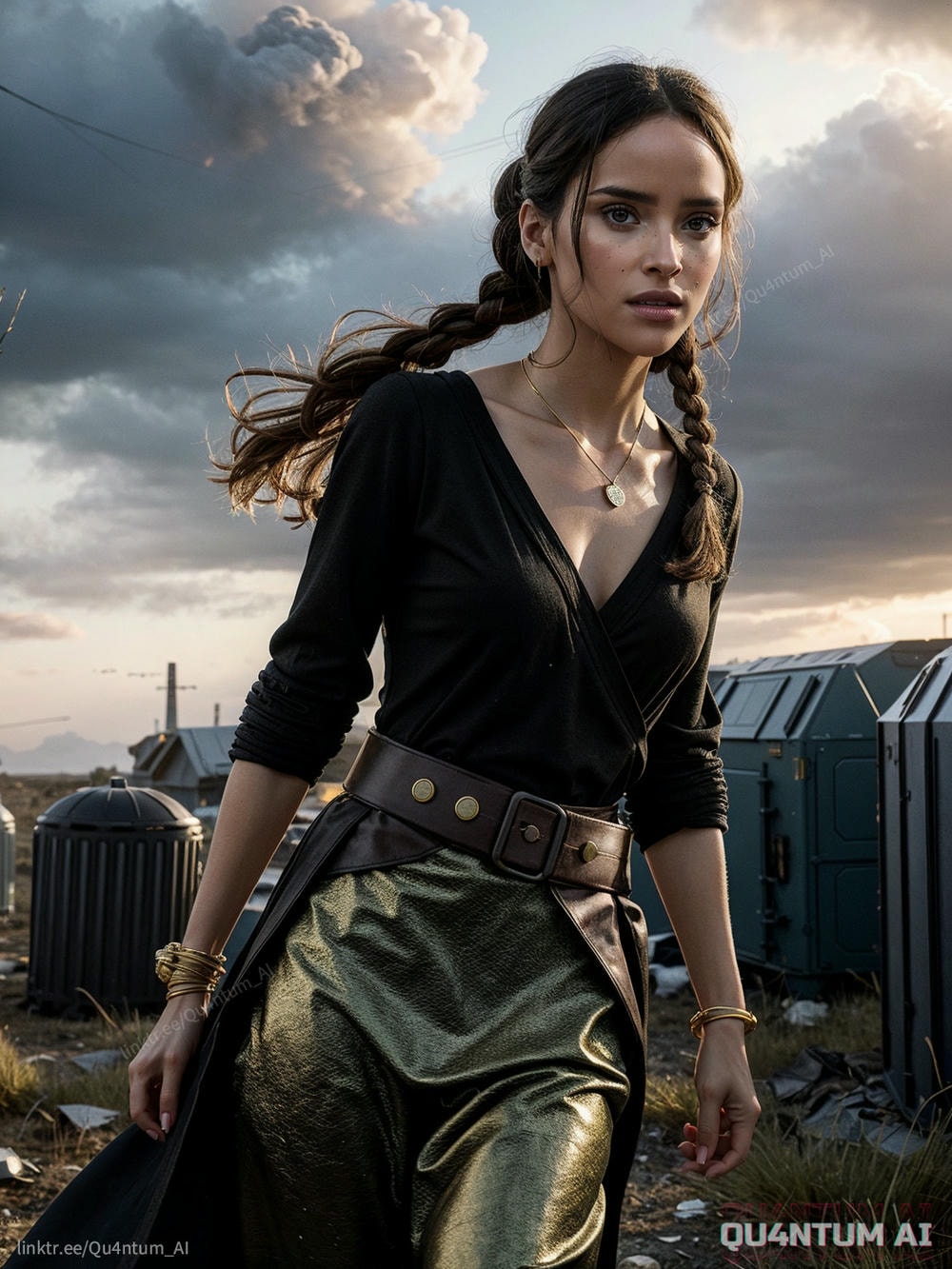 AI Adria Arjona Bix Caleen - Andor Star Wars Rogue One SciFi celebrity Braids