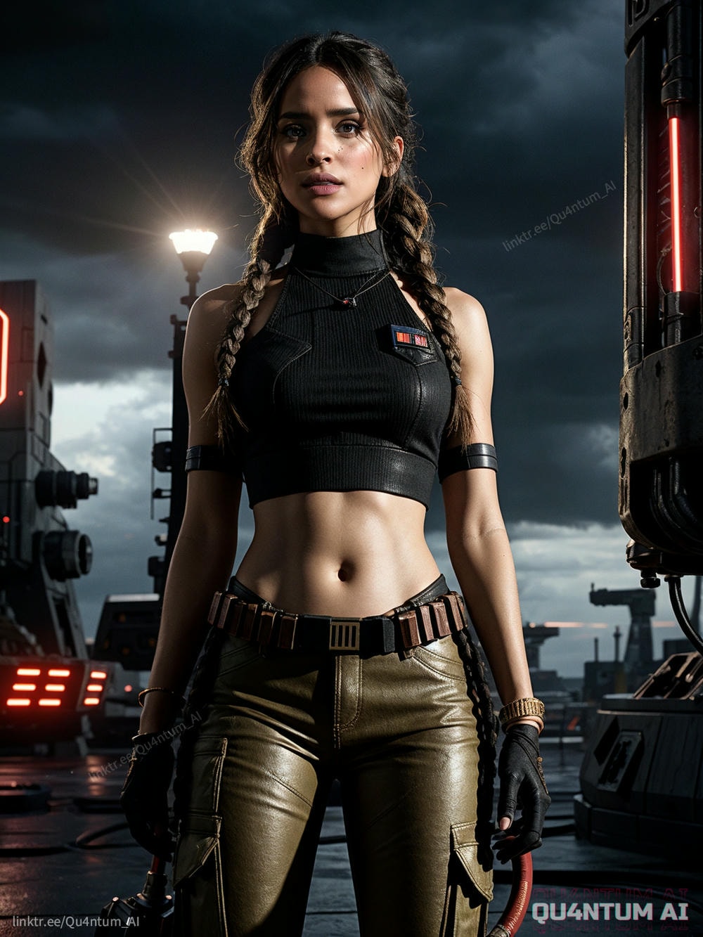AI Adria Arjona Bix Caleen - Andor Star Wars Rogue One SciFi celebrity Braids