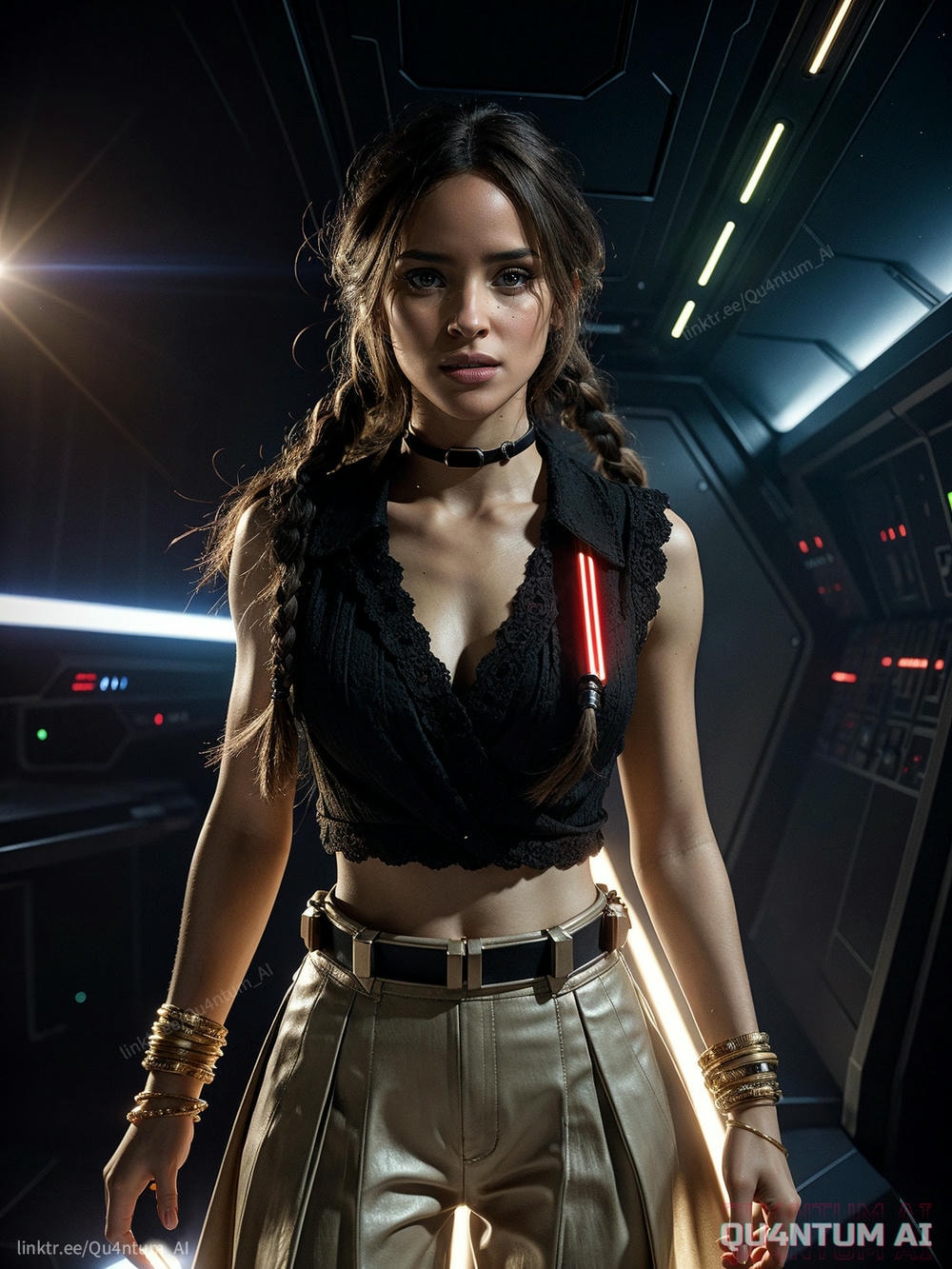 AI Adria Arjona Bix Caleen - Andor Star Wars Rogue One SciFi celebrity Braids