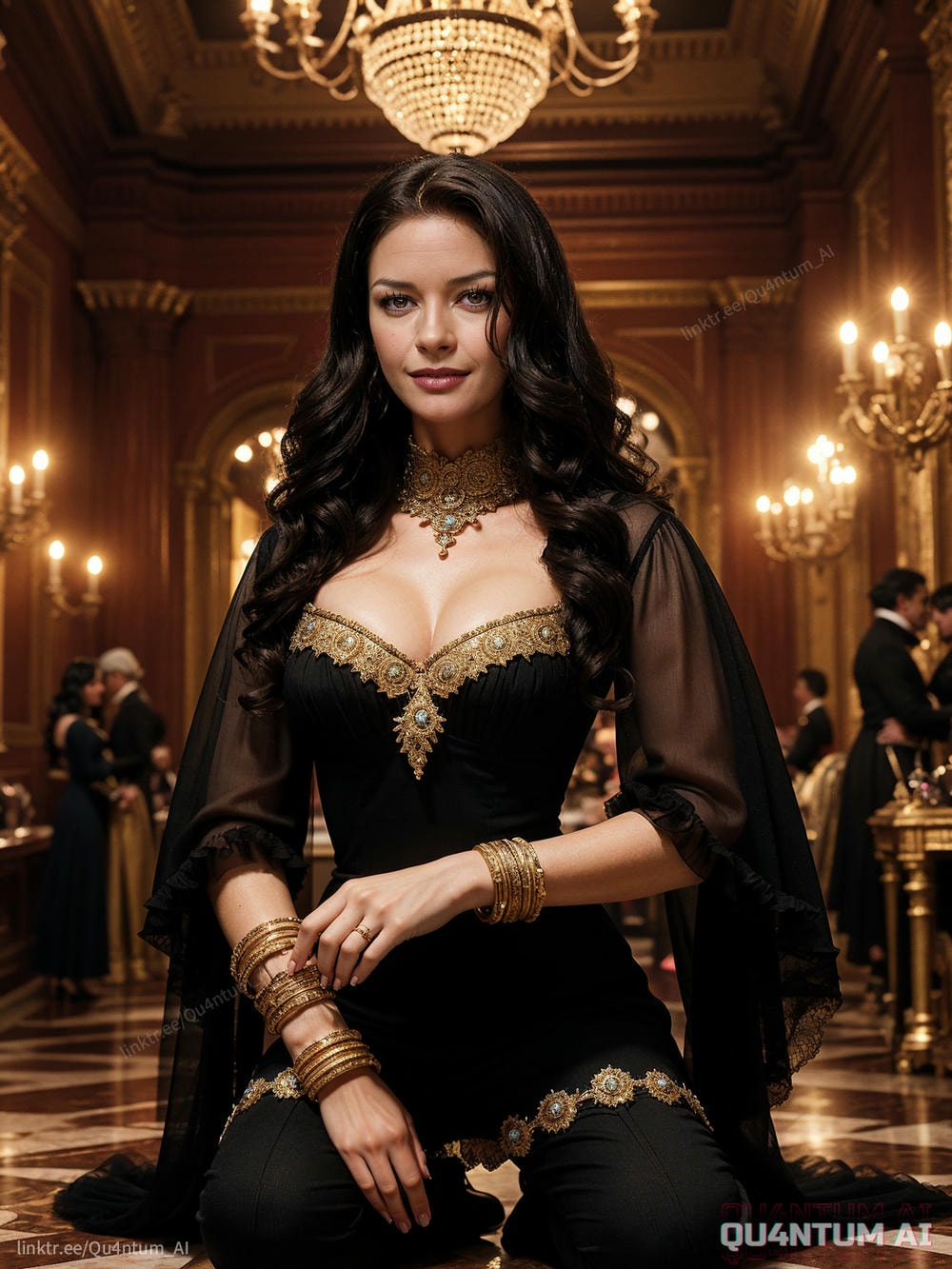 AI Catherine Zeta Jones - The Mask Of Zorro Adventure Mexico California Cosplay