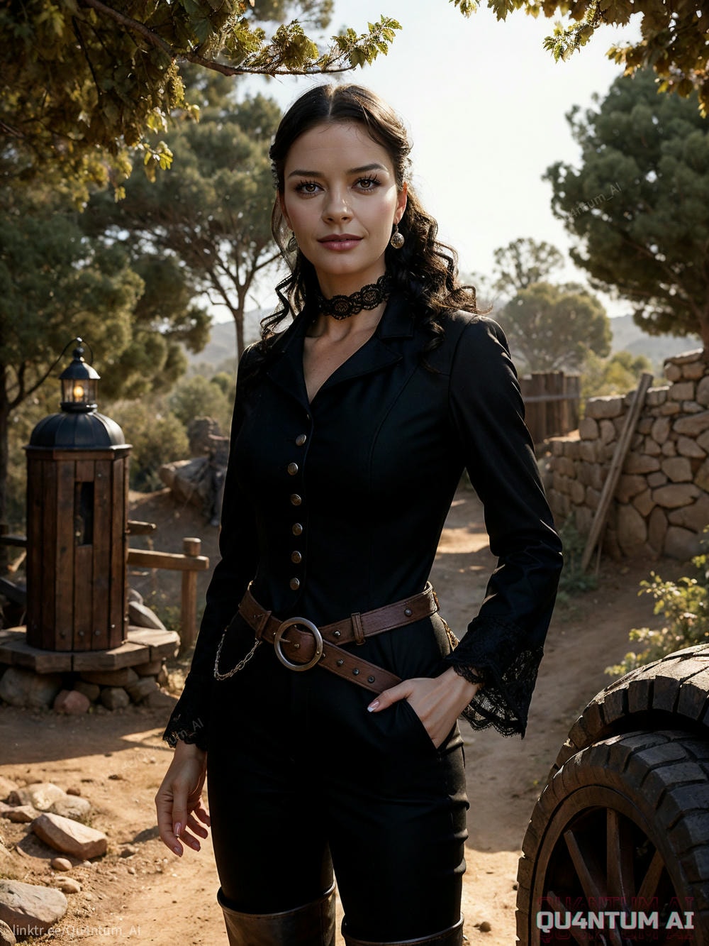 AI Catherine Zeta Jones - The Mask Of Zorro Adventure Mexico California Cosplay