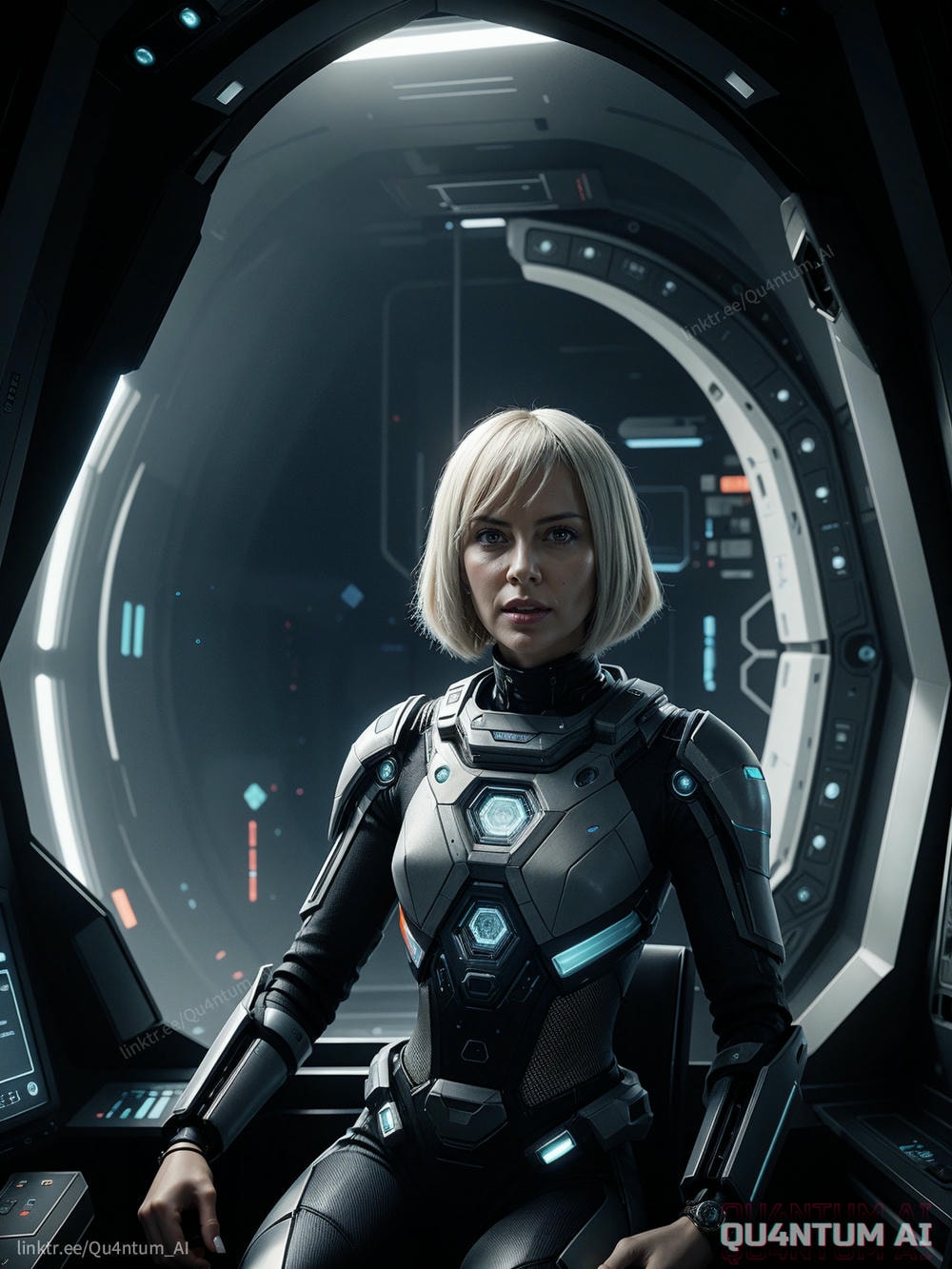AI Charlize Theron Meredith Vickers - Prometheus Alien Furiosa Space Horror