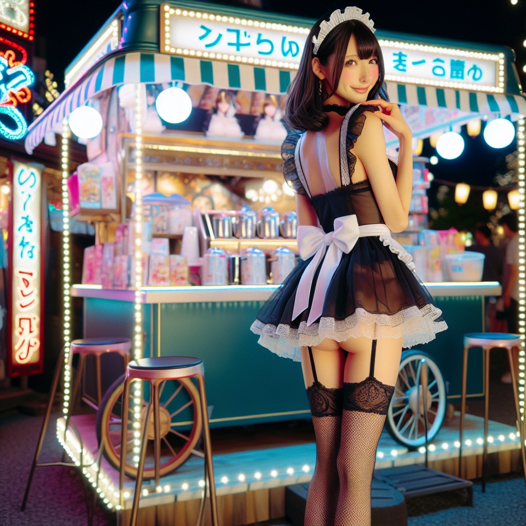 Coffee truck in operation