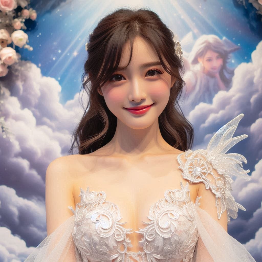 Sister who meets in paradise in a dream