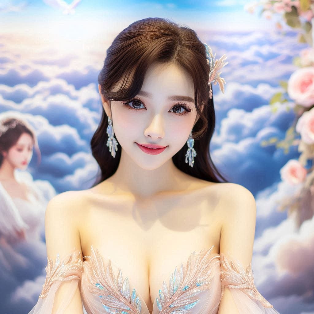 Sister who meets in paradise in a dream