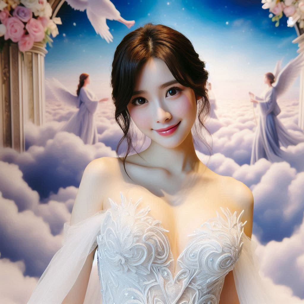 Sister who meets in paradise in a dream