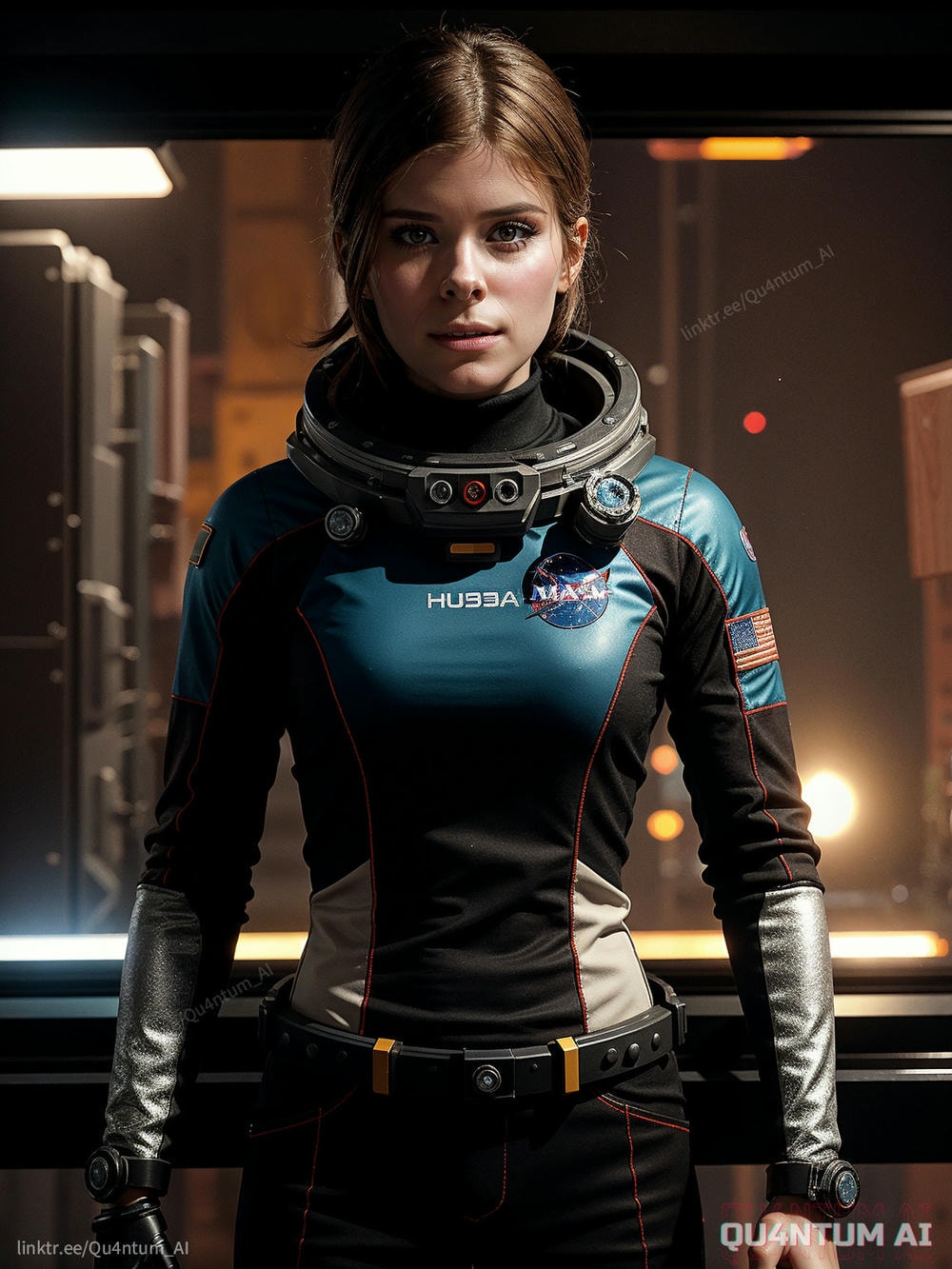 AI Kate Mara - The Martian SciFi Space Mars Red Planet Space Station Big