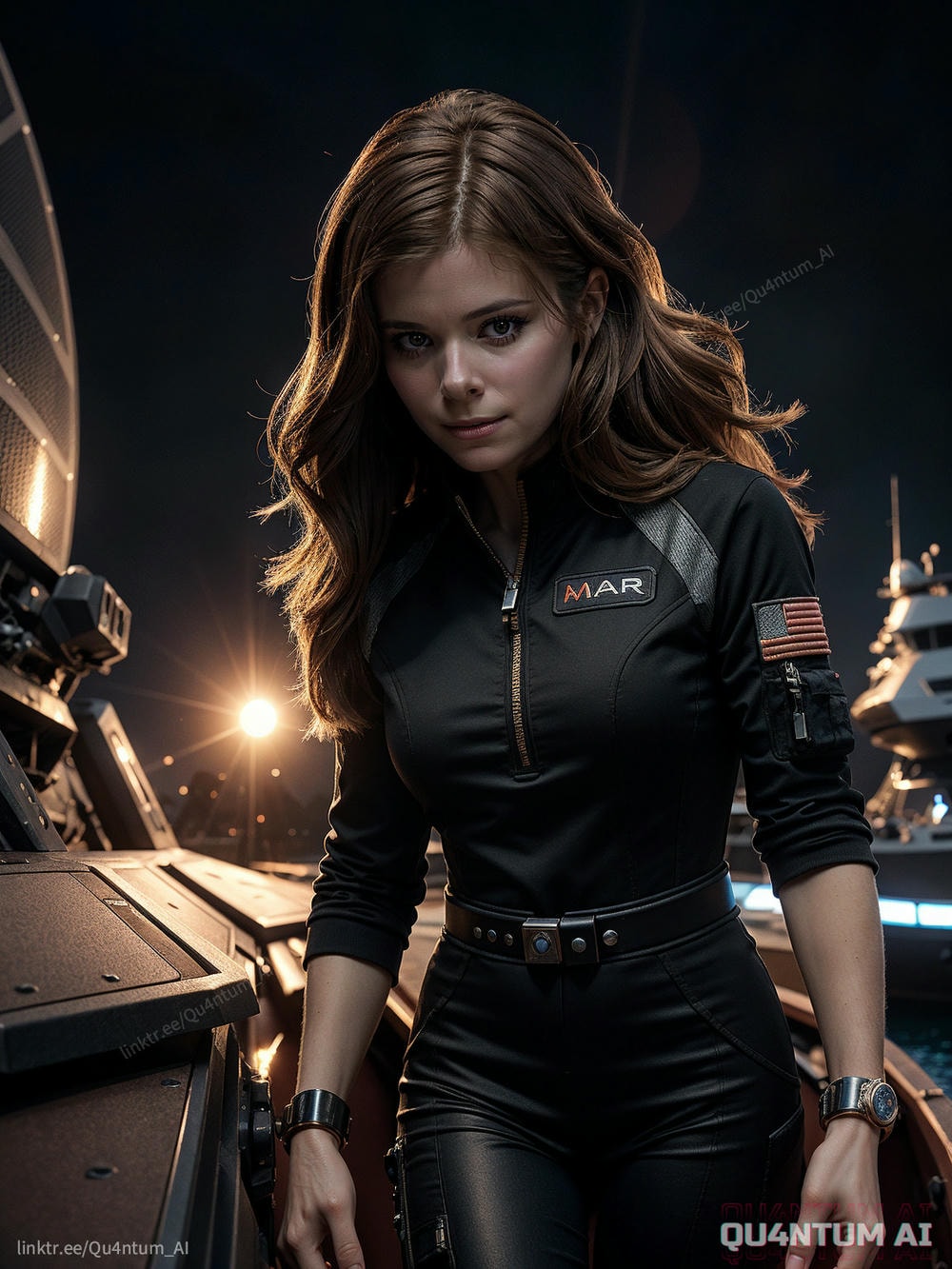 AI Kate Mara - The Martian SciFi Space Mars Red Planet Space Station Big