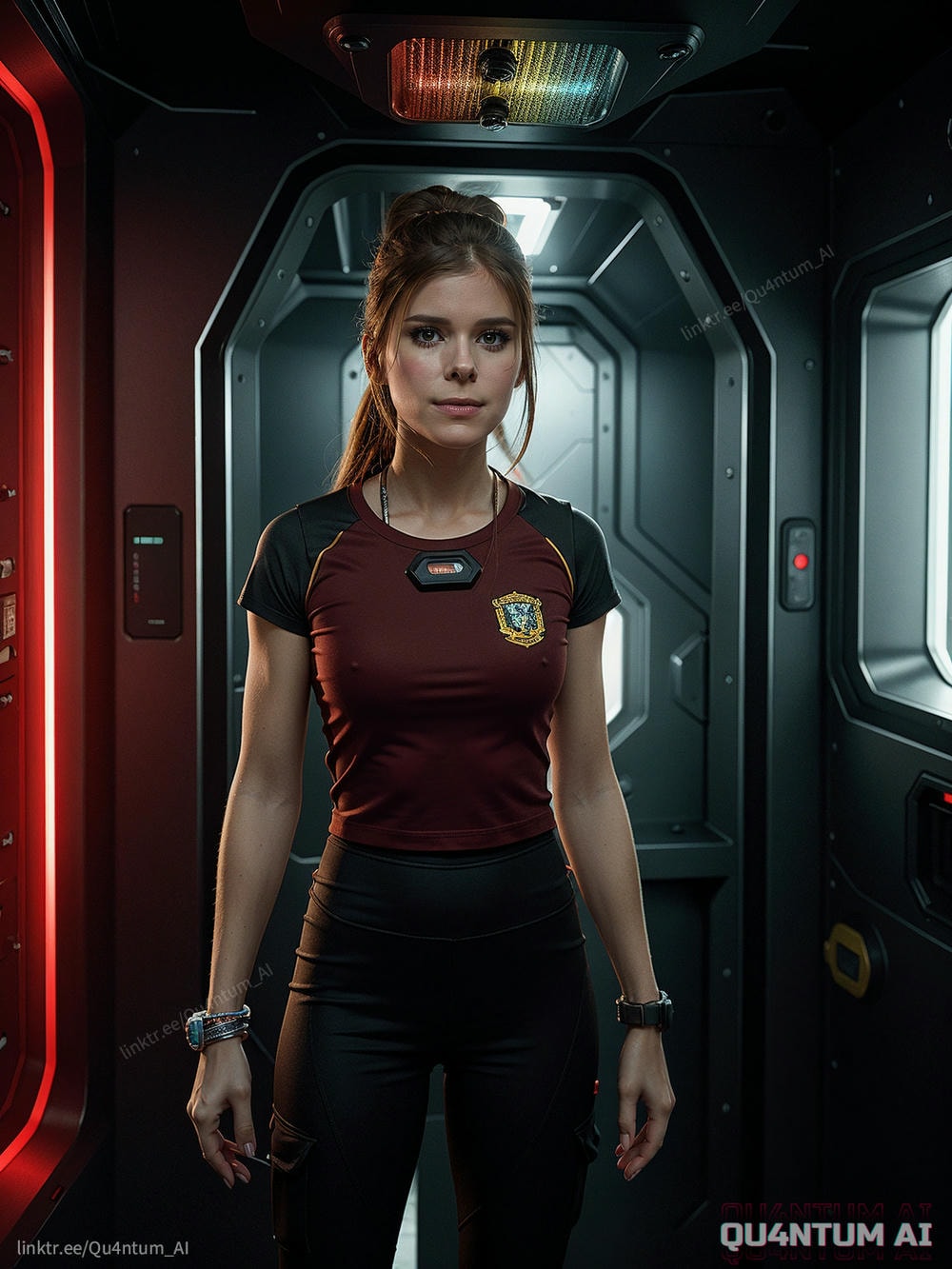 AI Kate Mara - The Martian SciFi Space Mars Red Planet Space Station Big