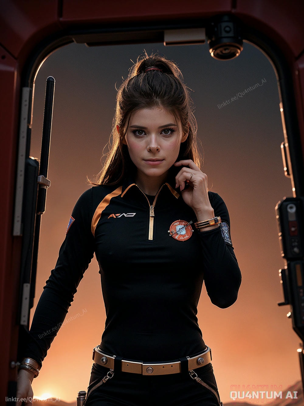 AI Kate Mara - The Martian SciFi Space Mars Red Planet Space Station Big