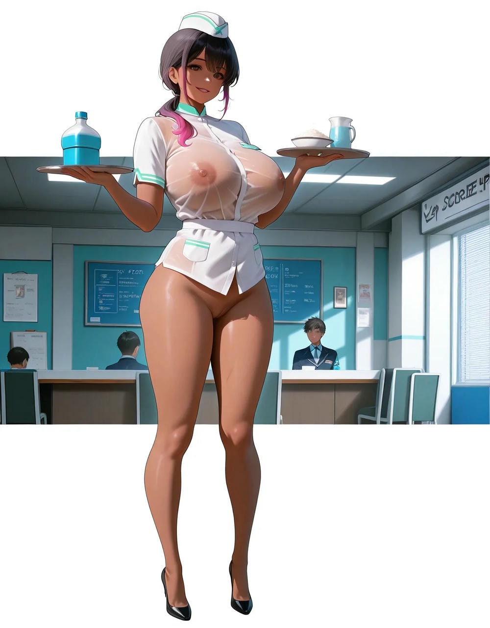 Portrait series: hostess - waitress - flight attendant.etc 12
