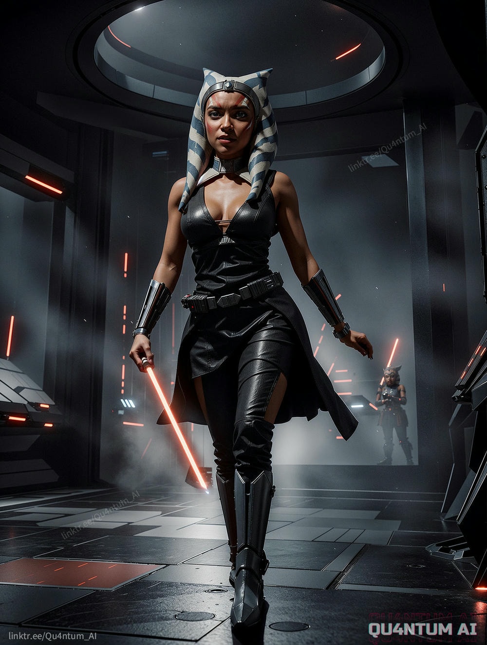 AI Rosario Dawson - Ahsoka Tano Star Wars Jedi Mandalorian Togruta Clone Wars