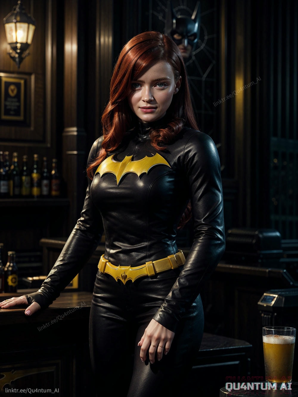 AI Sadie Sink - Batgirl Batman Stranger Things Gotham DC Comics Superhero
