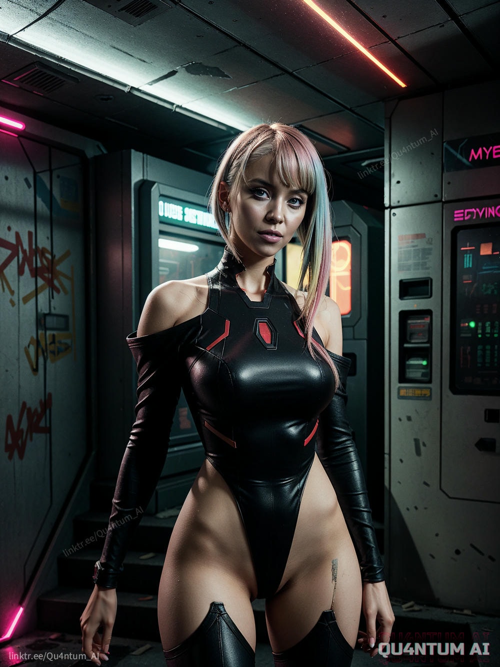 AI Sydney Sweeney Lucy Lucyna - Cyberpunk Edgerunners Netflix Anime Actress