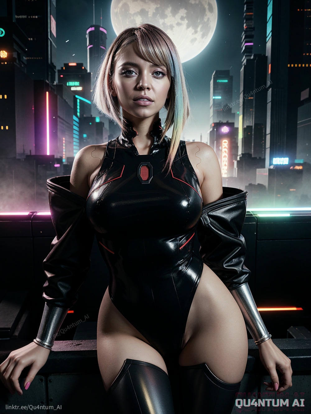 AI Sydney Sweeney Lucy Lucyna - Cyberpunk Edgerunners Netflix Anime Actress