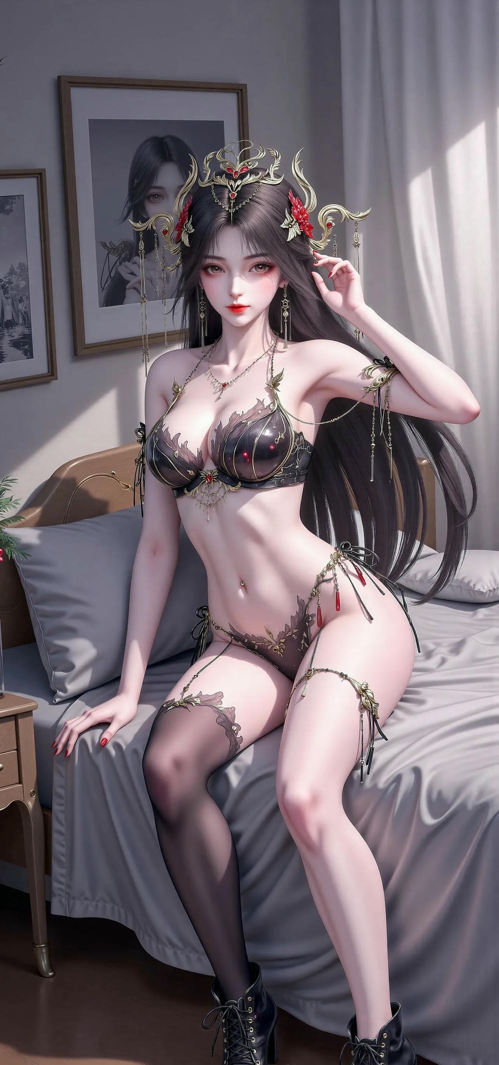 Perfect World Wedding Dress Fire Spirit Wanmeishijie Huolinger