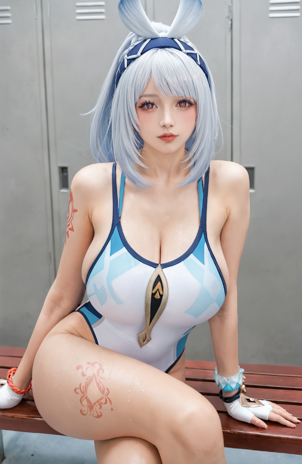 mualani &amp; bikini (genshin impact)
