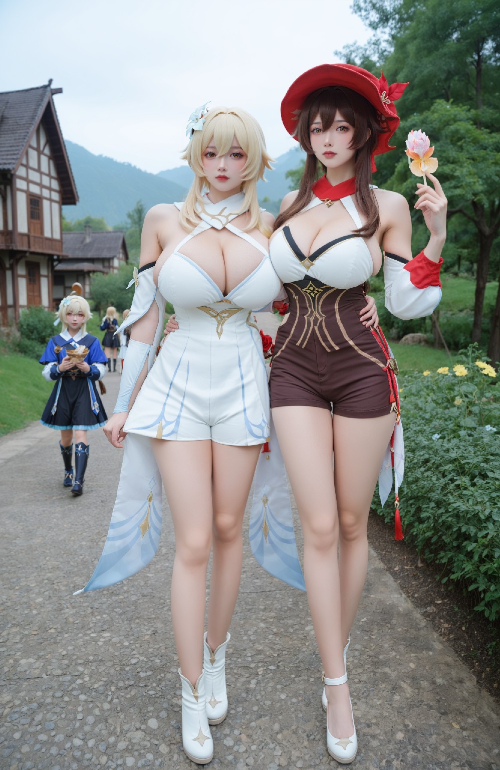 lumine with nilou cloths