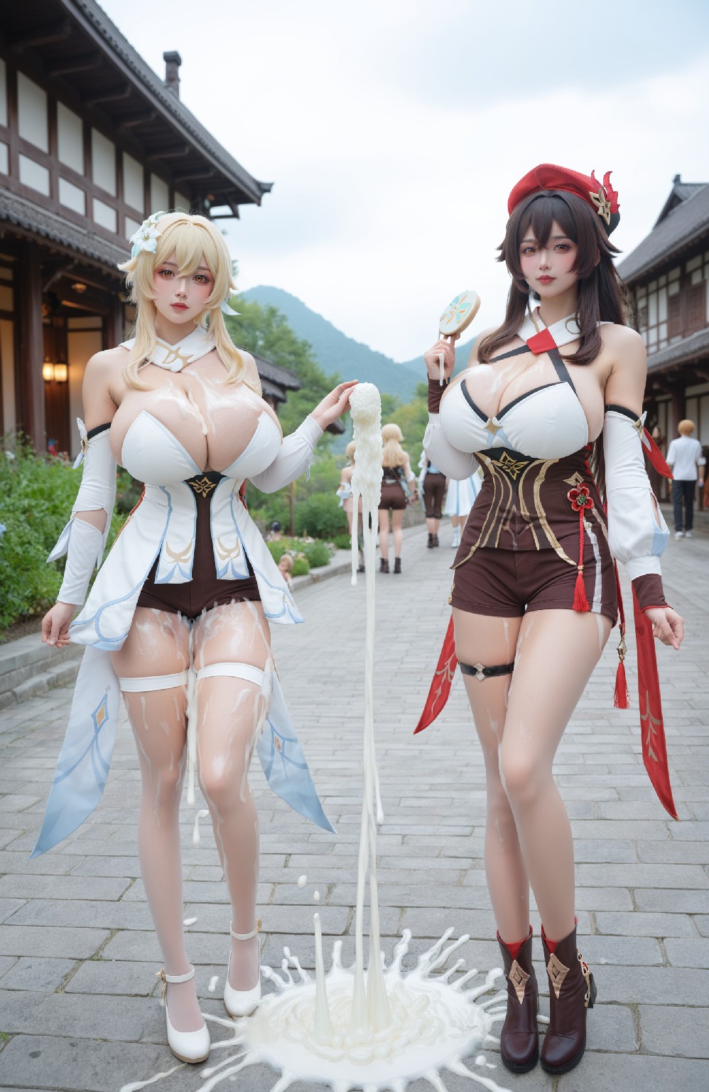lumine with nilou cloths